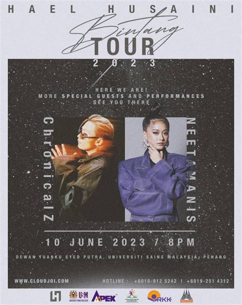 HAEL HUSAINI BINTANG TOUR CONCERT 2023 - CloudJoi