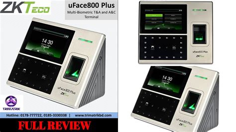 Zkteco uface800 Plus Unboxing and Review | Zkteco uface800 plus price ...