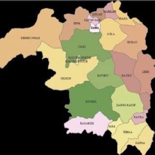 Map of Nigeria showing Kaduna State | Download Scientific Diagram