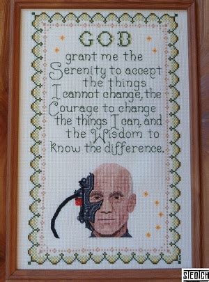 Star Trek Serenity Prayer Cross Stitch – Geek Crafts