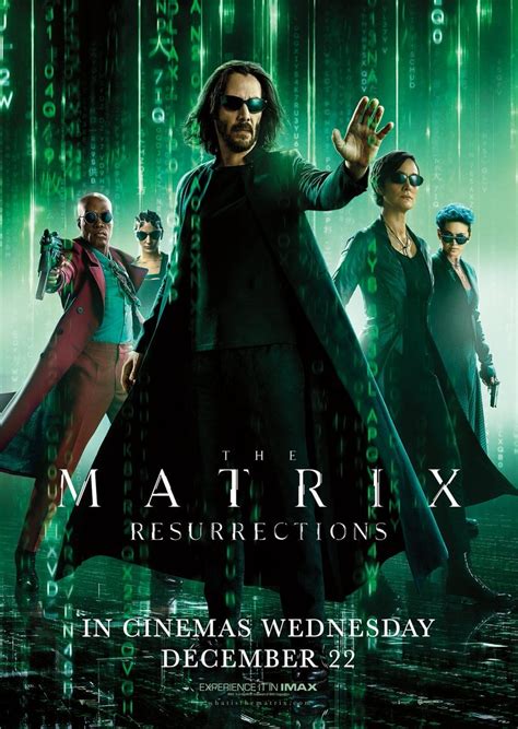 Main Matrix Resurrections poster remade with green code via Warner Bros. India : r/matrix