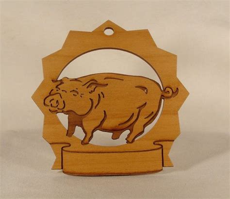 Pig Ornament Personalized with Your Pig's Name | Etsy | Personalized ornaments, Pig, Etsy