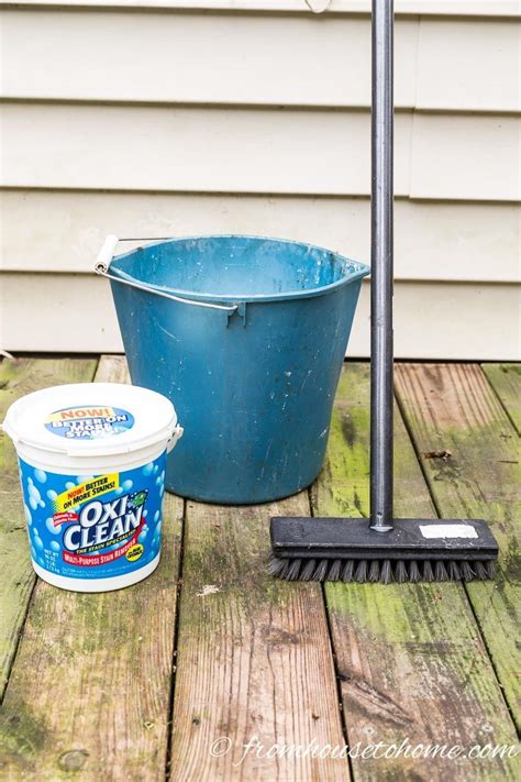 Homemade Deck Cleaner: The Best Inexpensive Non Toxic DIY Deck Cleaner ...