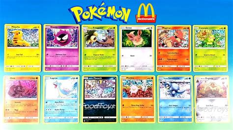 2022 McDonalds -Full Set Of 15 Pokemon Cards Happy Meal Match Battle ...