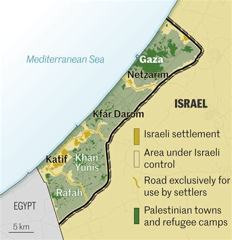 10 maps to understand Gaza's tumultuous history