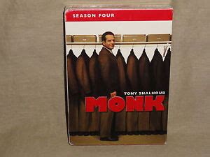 Monk - Season 4 (DVD, 2006, 4-Disc Set) 25192928420 | eBay