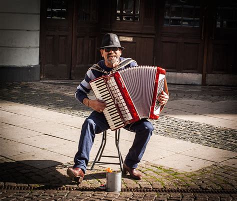 The Accordionist | An accordionist roaming the streets of Ma… | Flickr