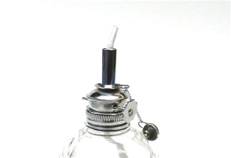 Alcohol Lamp Spirit Lamp Burner Adjustable 3/16 Wick 4oz Faceted Glass Wax Work | eBay