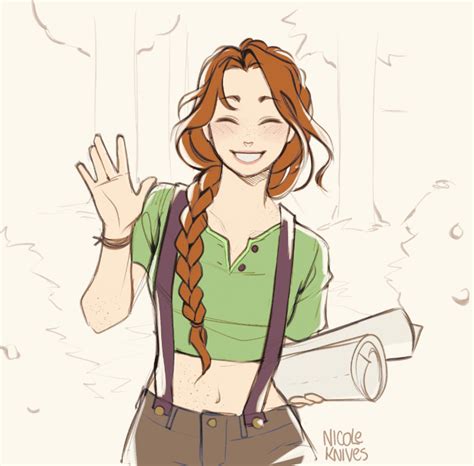 Leah fanart!! (The moment the farmer realizes that Leah... is kinda ...