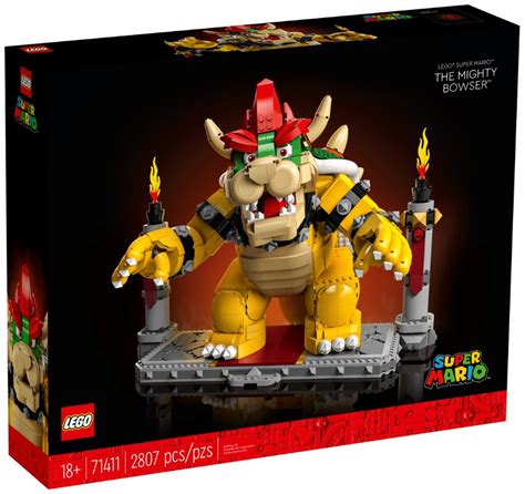 18+ LEGO Super Mario 71411 The Mighty Bowser October 2022 Fall Release ...