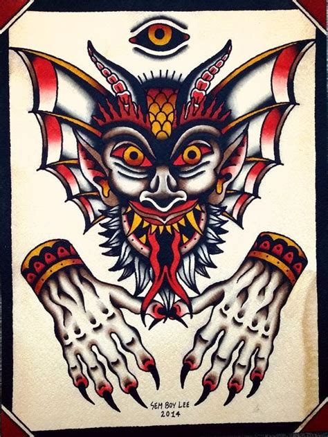 devil tattoo traditional - Buscar con Google | Demon tattoo, Traditional tattoo art, Tattoo ...