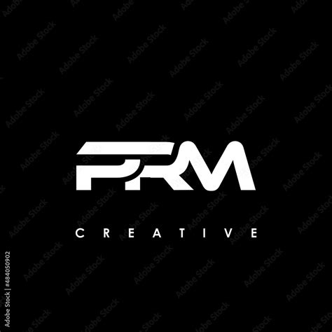 PRM Letter Initial Logo Design Template Vector Illustration Stock ...