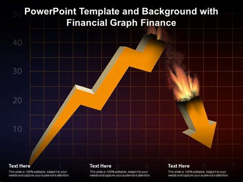 Powerpoint Template And Background With Financial Graph Finance | Presentation Graphics ...