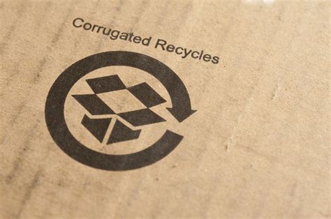 Recycled sign on a cardboard box | Free backgrounds and textures | Cr103.com