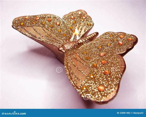 Butterfly aroma spa candle stock photo. Image of form - 23881482