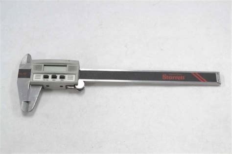 STARRETT 721 DEPTH 0-6IN 0-150MM ELECTRONIC DIGITAL CALIPER B339343