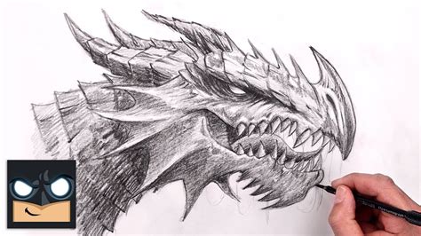 Comment dessiner un dragon | Tutoriel de croquis de YouTube Studio