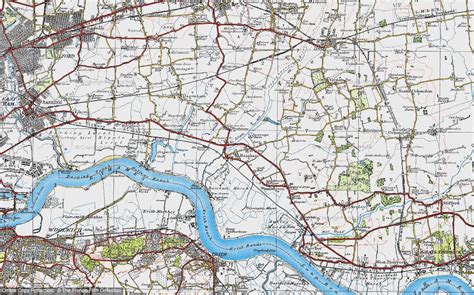 Historic Ordnance Survey Map of Rainham, 1920