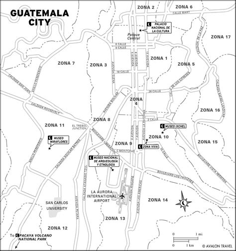 Mapa De Zonas Ciudad De Guatemala - Image to u