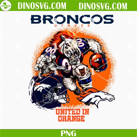 Broncos Mascot United In Orange PNG, Denver Broncos PNG, NFL Team PNG ...