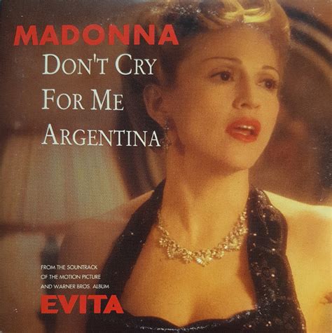 Madonna - Don't Cry For Me Argentina (1996, Cardboard Sleeve, CD) | Discogs