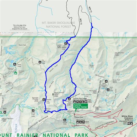 Hiking Tahoma: Huckleberry / Grand Park Loop