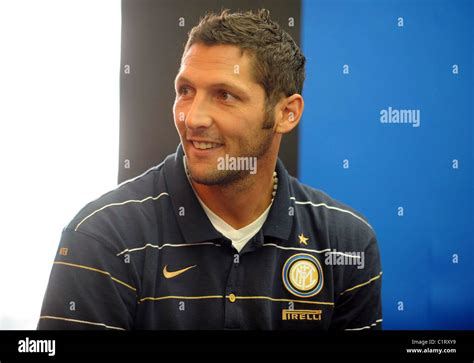 Marco Materazzi Inter Milan footballers meet fans at a Nike store in ...