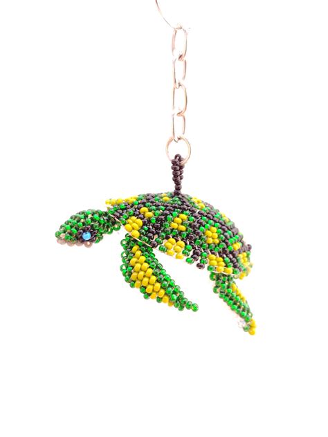 Beaded Turtle Keychain » Tribal Roots