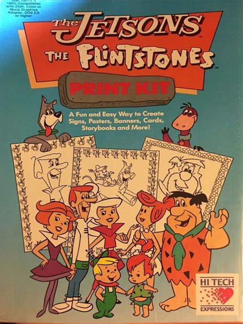 The Jetsons And Flintstones Print Kit - Hanna Barbera Photo (41617142 ...