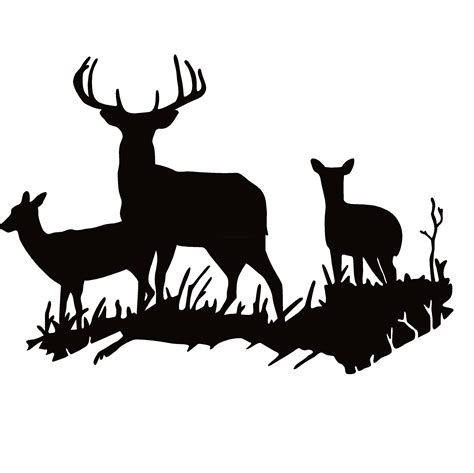 Buck Silhouette Clipart With Images Hunting Decal Deer | Hot Sex Picture