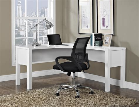 White Gloss L Shaped Desk | bce.snack.com.cy