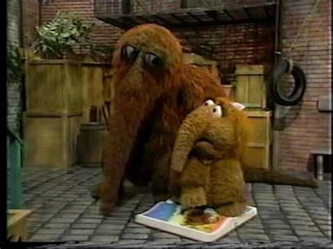 Sesame Street - Alice Won't Get Off of Snuffy's Book - YouTube