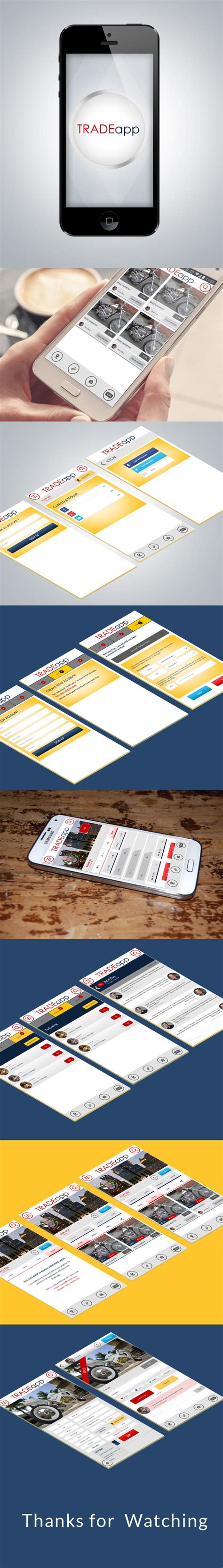 Trade App on Behance