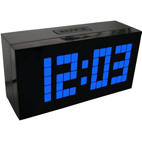 Large Display Big Jumbo Creative Alarm Clock Light Digital Wall Clock Cool Clock Design Free ...