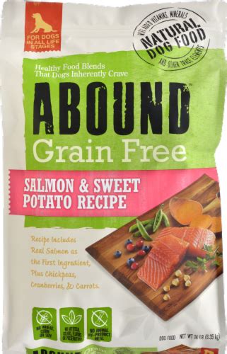 ABOUND™ Grain Free Salmon & Sweet Potato Dog Food, 14 lb - Fry’s Food Stores