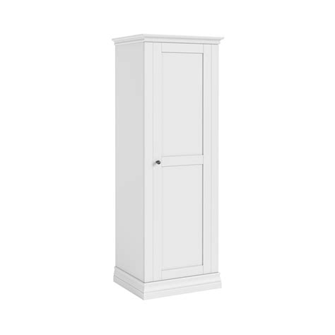 Border White Single Wardrobe - Hann Furnishing