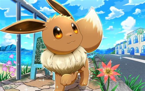 Download Eevee (Pokémon) Anime Pokemon HD Wallpaper by abili