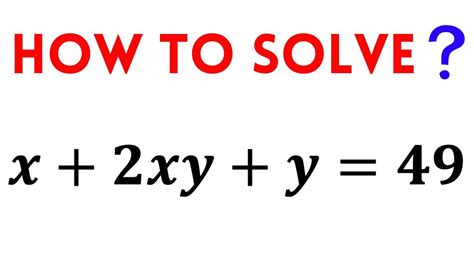 Mathematics Olympiad | Learn how to solve this challenging problem ...