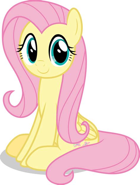 Mlp Fim Fluttershy (happy) vector #5 by luckreza8 (With images) | My little pony characters ...