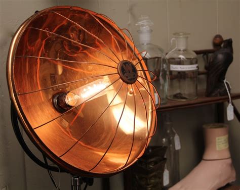 Westinghouse Copper Reflector Heat Lamp with Vintage Tripod (Custom ...