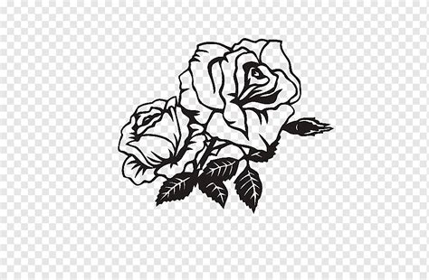 Black rose illustration, Rose, Two black and white roses, cdr, angle, white png | PNGWing