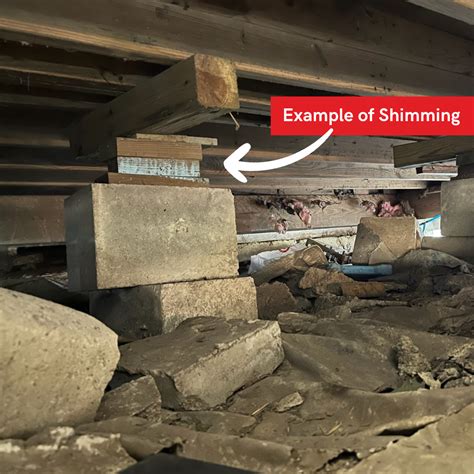 Leveling your Pier and Beam Home with Shims? | Baird Foundation Repair