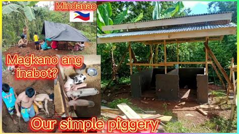 Piggery house design building in Philippines/Pig farm as a begginer/Baboyan/Precious M Vlog ...