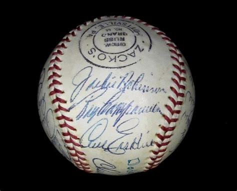 Baseball, signed by the 1953 Brooklyn Dodgers | Baseball sig… | Flickr
