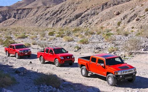 PickupTrucks.com Pits HUMMER H3T against Nissan Frontier, Toyota Tacoma ...