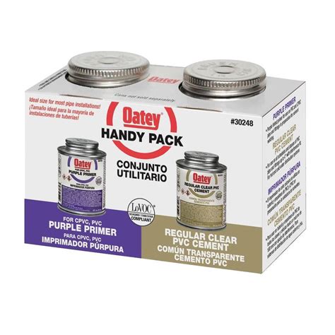 8 oz. PVC Handy Pack Purple Primer and Solvent Cement-302483 - The Home Depot