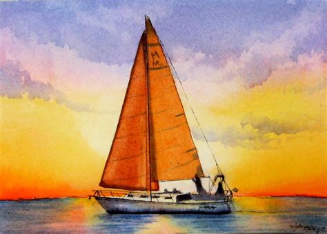 Sailboats and Sunsets on Pinterest