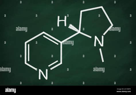 Nicotine molecule hi-res stock photography and images - Alamy