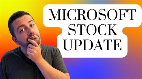 What's Going on With Microsoft Stock? | The Motley Fool