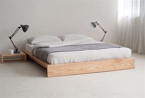 Wood Platform Bed Frame King No Headboard – Hanaposy